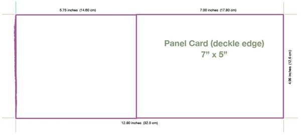 panel card unique wedding invitations