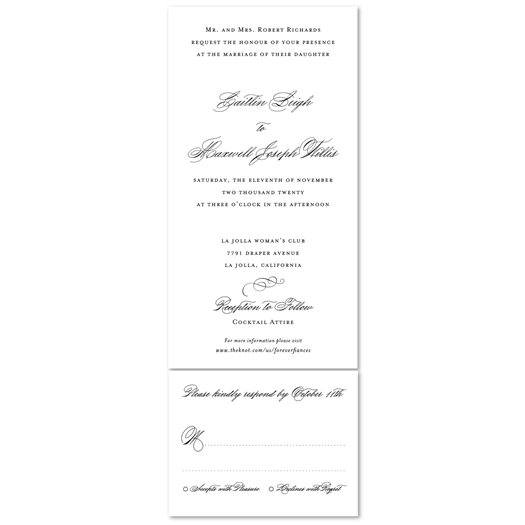 Elegant Wedding Invitations | Tiffany style by ForeverFiances Weddings